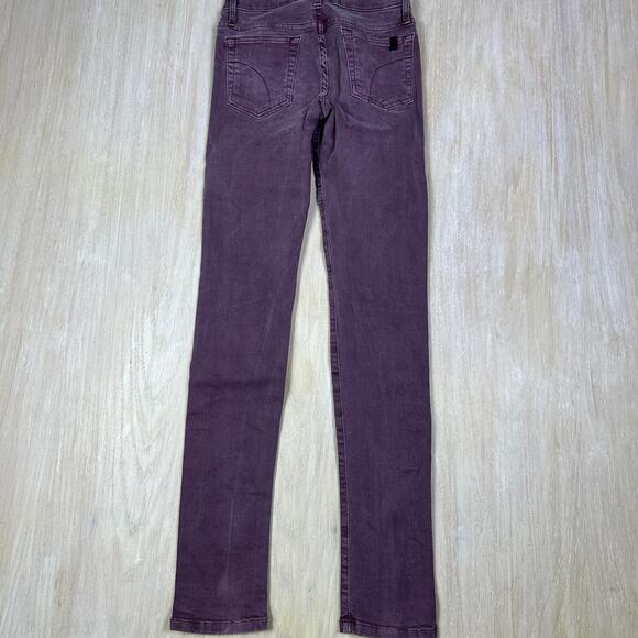 Joe’s Jeans Purple Mauve The Skinny Low Rise Stretch Casual Everyday Jeans 24 - Picture 8 of 16